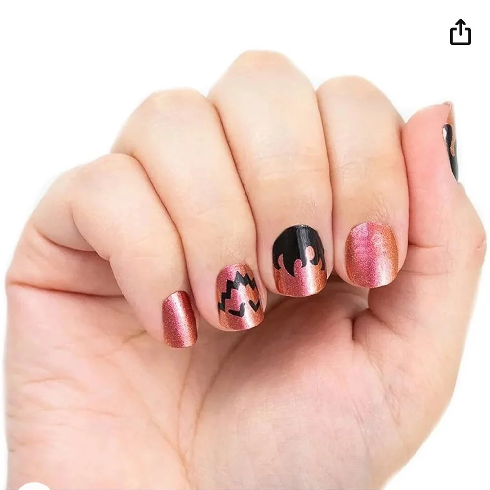 *Retired* Color Street: Hey Pumpkin | Halloween Orange Black Jack O’Lantern - Picture 13 of 16